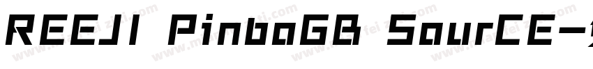 REEJI PinboGB SourCE字体转换